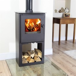 Loxton 8 Mk4 Multifuel Stove With Logstore
