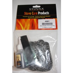 8mm Stovax Rope Black Pack 4981