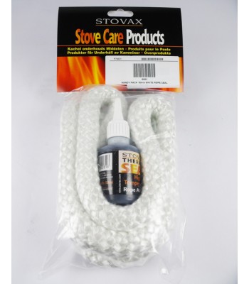 16mm White - Stovax Rope Pack 5001