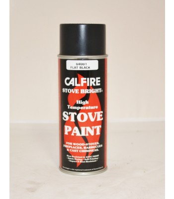 Calfire Black High Temperature Stove Spray Paint
