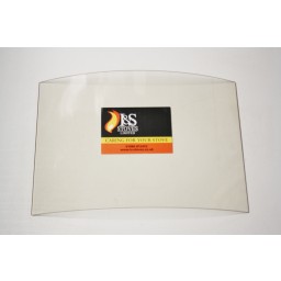 EB18 Replacement Stove Glass 369 x 236mm - Concave