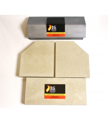 Clearview Vision 500 Fire Brick & Baffle Set