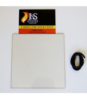 Stockton 5 Replacement Stove Glass 282mm x 227mm