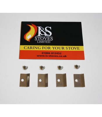 Stockton 7 Milner Inset Replacement Stove Glass  322mm x 257mm
