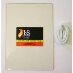 Clearview Vision/Solution 500 Replacement Stove Glass 377mm x 257mm