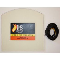 Country Kiln 22 Mk2 Replacement Stove Glass 244mm x 209mm