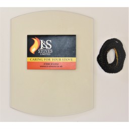 Town and Country Priory Replacement Stove Glass 398mm x 340mm