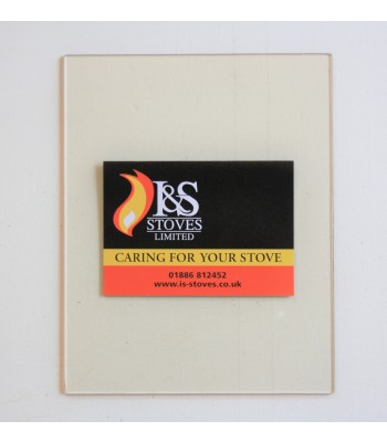 Carron Darwin Replacement Stove Glass 324mm x 295mm