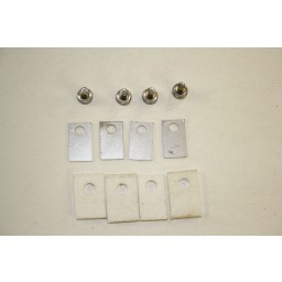 Franco Belge Glass Clips and Screws Pack Of 4