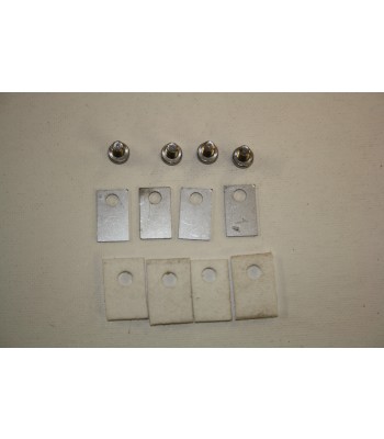 Franco Belge Glass Clips and Screws Pack Of 4