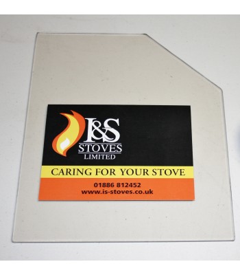 Yeoman County/Devon/Exe 2D Replacement Stove Glass 211mm x 142mm