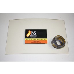 Replacement Curved Single Door Glass Kit-AFS1484 - 304mm x 224mm
