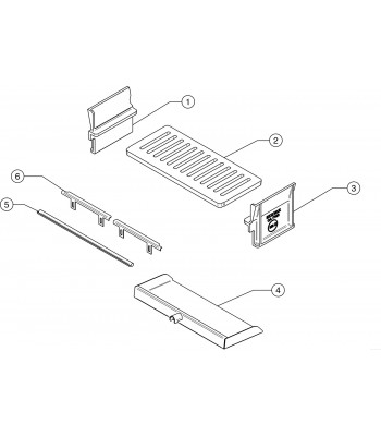 Stockton 5 Wide and Slimline 8 Multi-Fuel Grate Parts