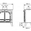 Stockton 5 Wide Stove ECODESIGN 