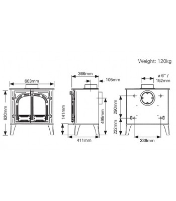 Stockton 8 Stove ECODESIGN 