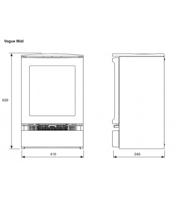 Vogue Midi Electric Stove